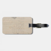 Étiquette À Bagage Bateau papillon 2 (Dos horizontal)