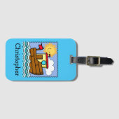 Étiquette À Bagage Bateau-remorque personnalisé (Devant Horizontal)