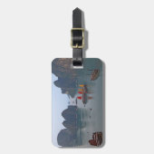 Étiquette À Bagage Bateaux à voile à Ha Long Bay - Vietnam, Asie (Devant Vertical)