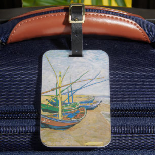 Étiquette À Bagage Bateaux de pêche   Vincent van Gogh