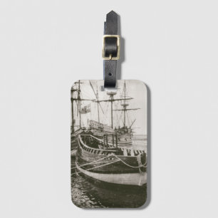 Étiquette À Bagage Bateaux Pirates Bateaux Nautiques Voiliers Grands