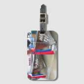 Étiquette À Bagage Bateaux sur les îles de phi de phi de la plage |, (Devant Vertical)