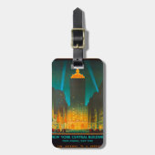 Étiquette À Bagage Bâtiment central de New York (Devant Vertical)