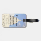 Étiquette À Bagage Bâtiment de capitol des USA, Washington DC, (Dos horizontal)