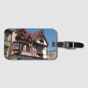 Étiquette À Bagage Bâtiment en chêne Tudor, Edimbourg, Ecosse