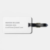 Étiquette À Bagage Bâtiments couleur New York Skyline (Dos horizontal)