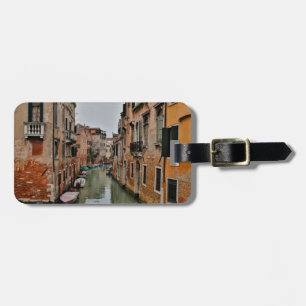 Étiquette À Bagage Bâtiments le long des canaux de Venise