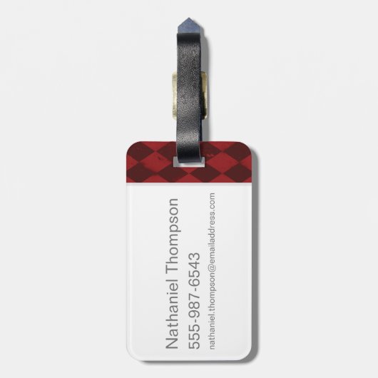 Étiquette À Bagage Batman Arkham Knight | Harley Quinn avec chauve-so (Dos Vertical)