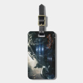 Étiquette À Bagage Batman Avec Batmobile Dans La Pluie (Devant Vertical)