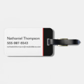 Étiquette À Bagage Batman Crimson Batarang (Dos horizontal)