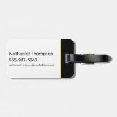 Étiquette À Bagage Batman Électrique Qui Traverse La Typographie (Dos horizontal)