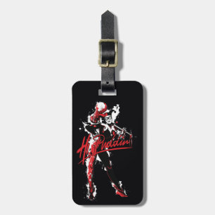 Étiquette À Bagage Batman Harley Quinn "Hi Puddin'' Ink Art