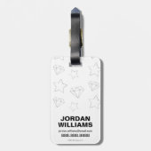 Étiquette À Bagage Batman | Harley Quinn "Sortez Et Jouez À Puddin" (Dos Vertical)