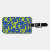 Étiquette À Bagage Batman - Le Motif du Chevalier foncé (Devant horizontal)