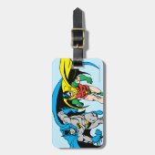 Étiquette À Bagage Batman & Robin (Devant Vertical)