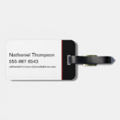 Étiquette À Bagage Batman Typography Cutout (Dos horizontal)