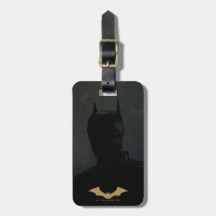 Étiquette À Bagage Batman With Golden Bat Symbol