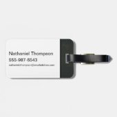 Étiquette À Bagage Batman With Golden Bat Symbol (Dos horizontal)