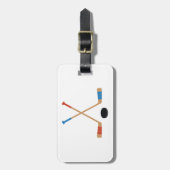 Étiquette À Bagage Bâtons et galet (Devant Vertical)