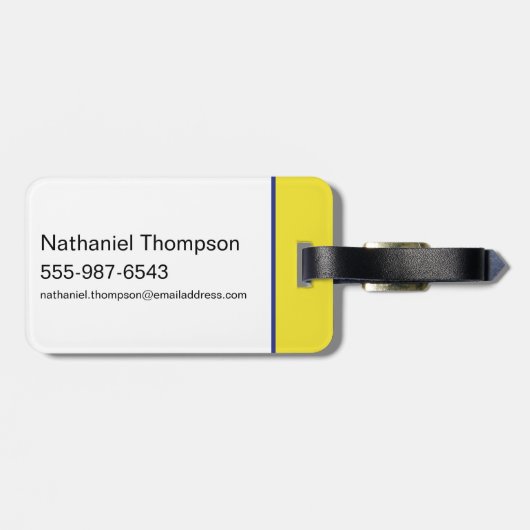 Étiquette À Bagage Batwheel™ Buff - Tous optimisés (Dos horizontal)