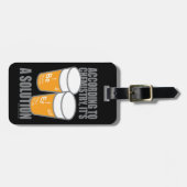 ÉTIQUETTE À BAGAGE BE-ER (Devant horizontal)