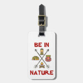 Étiquette À Bagage Be In Nature (Devant Vertical)