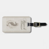 Étiquette À Bagage Beach House Seahorse Seashore (Devant horizontal)