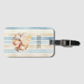 Étiquette À Bagage Beach Shells (Devant Horizontal)