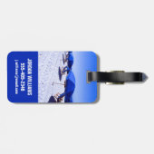 Étiquette À Bagage Beaches tropicales | Clearwater, Floride (Dos horizontal)