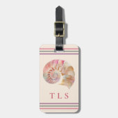 Étiquette À Bagage Beachy Monogram Nautilus Tote with Stylish Stripes (Devant Vertical)