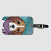 Étiquette À Bagage Beagle (Devant Horizontal)