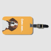 Étiquette À Bagage Beagle Amoureux des chiens beagle (Devant Horizontal)