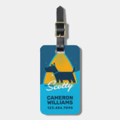 Étiquette À Bagage Beam Me Up Scotty (Devant Vertical)