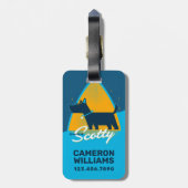 Étiquette À Bagage Beam Me Up Scotty (Dos Vertical)