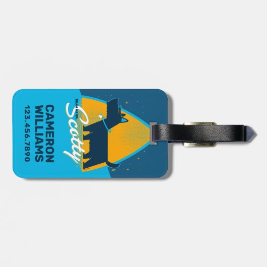 Étiquette À Bagage Beam Me Up Scotty (Dos horizontal)