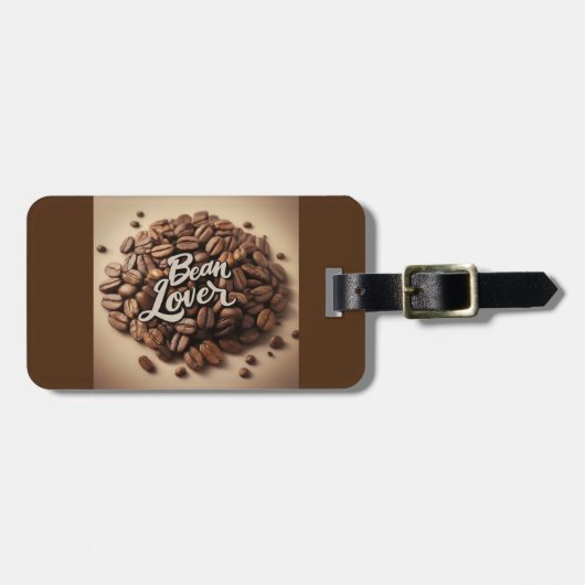 Étiquette À Bagage Bean Lover Coffee Beans (Devant horizontal)