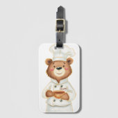 Étiquette À Bagage Bear Cook (Devant Vertical)