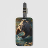 Étiquette À Bagage Bears Bounty : Fête de la pêche (Devant Vertical)