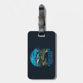 Étiquette À Bagage Beartooth Highway Montana Wyoming Vista (Dos Vertical)