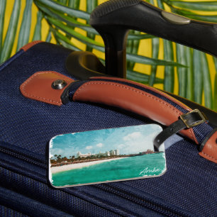 Étiquette À Bagage Beau Aruba Tropical Island Travel
