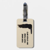 Étiquette À Bagage Beau chien de berger allemand (Dos Vertical)