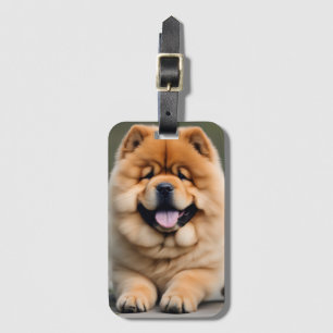 Étiquette À Bagage Beau Chow Chow Chow