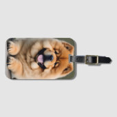 Étiquette À Bagage Beau Chow Chow Chow (Devant Horizontal)