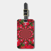 Étiquette À Bagage Beau cramoisi étranger (Devant Vertical)