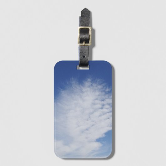 Étiquette À Bagage Beau nuage (Devant Vertical)