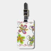 Étiquette À Bagage Beau Papillon extraordinaire : Cadeau Parfait (Devant Vertical)