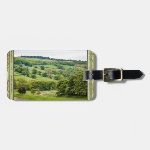 Étiquette À Bagage Beau paysage anglais Yorkshire Dales