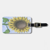 Étiquette À Bagage Beau tournesol (Devant horizontal)
