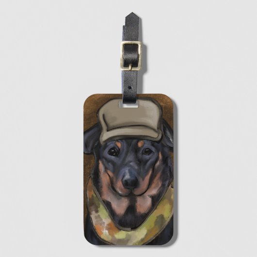 Étiquette À Bagage Beauceron (Devant Vertical)