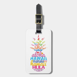 Étiquette À Bagage Beaucoup d'ananas hawaïen